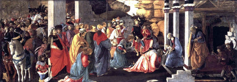  Sandro Botticelli Adoration of the Magi - Hand Painted Oil Painting