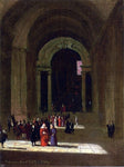  Sanford Robinson Gifford In Saint Peter's, Rome - Hand Painted Oil Painting