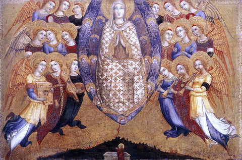  Sano Di Pietro Assumption of the Virgin - Hand Painted Oil Painting