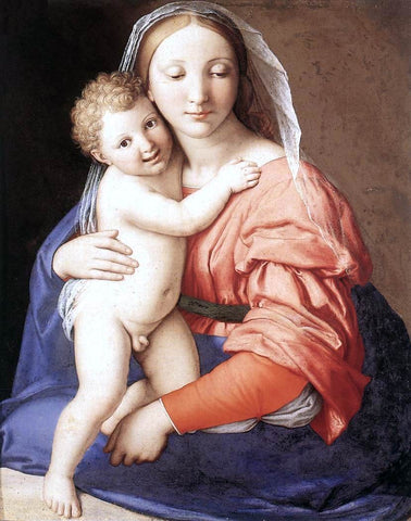  Sassoferrato Madonna and Child - Hand Painted Oil Painting
