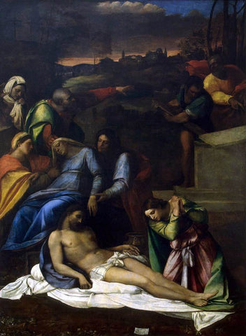  Sebastiano Del Piombo Deposition - Hand Painted Oil Painting