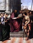  Sebastiano Del Piombo San Giovanni Crisostomo Altarpiece - Hand Painted Oil Painting