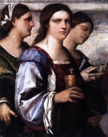  Sebastiano Del Piombo San Giovanni Crisostomo Altarpiece (detail) - Hand Painted Oil Painting