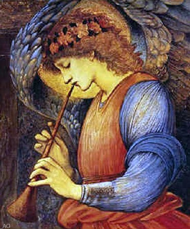  Sir Edward Burne-Jones An Angel - Hand Painted Oil Painting