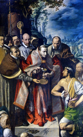  Tanzio Da Varallo St. Carlo Borromeo Giving Communion To The Plague Victims - Hand Painted Oil Painting
