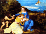  Titian Aldobrandini Madonna - Hand Painted Oil Painting