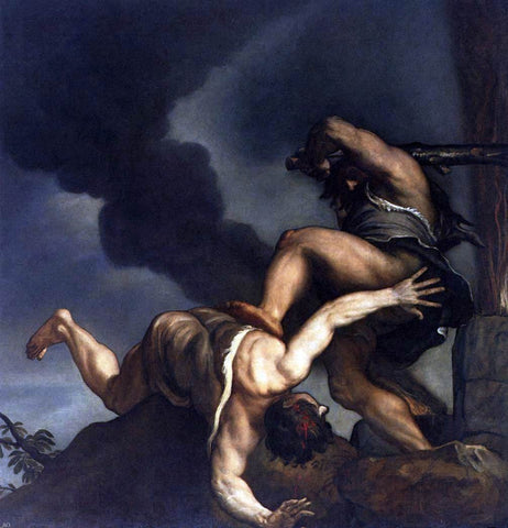  Titian Cain and Abel - Hand Painted Oil Painting