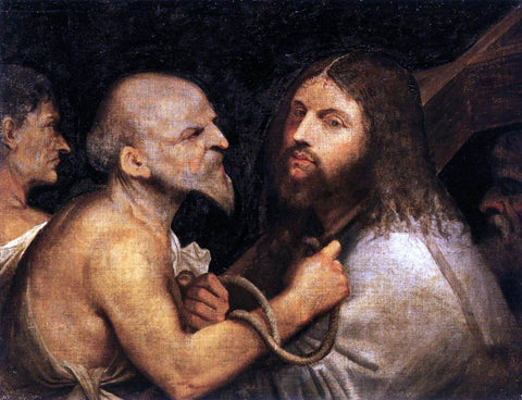  Titian Christ Carrying the Cross - Hand Painted Oil Painting