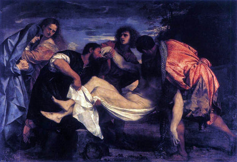  Titian Entombment of Christ - Hand Painted Oil Painting