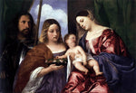  Titian Madonna and Child with Sts Dorothy and George - Hand Painted Oil Painting