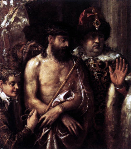  Titian Mocking of Christ - Hand Painted Oil Painting