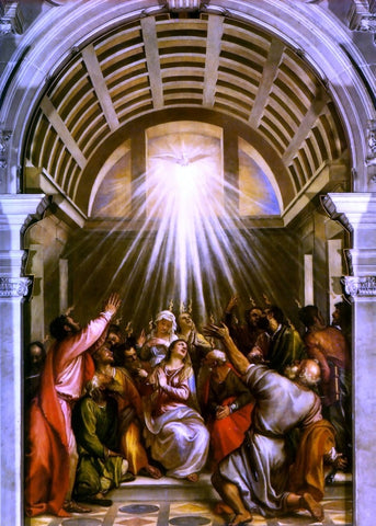  Titian Pentecost - Hand Painted Oil Painting