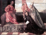  Titian Pope Alexander IV Presenting Jacopo Pesaro to St Peter - Hand Painted Oil Painting