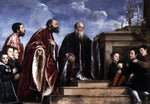  Titian The Vendramin Family Venerating a Relic of the True Cross - Hand Painted Oil Painting