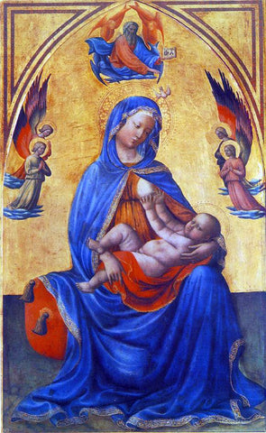  Tommaso Masolino Madonna with the Child - Hand Painted Oil Painting