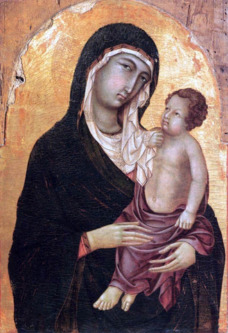  Ugolino Di Nerio Virgin and Child - Hand Painted Oil Painting