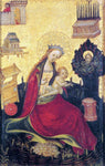  Unknown (2) Masters Virgin and Child in a Garden - Hand Painted Oil Painting