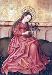  Unknown (2) Masters Virgin in the Garden - Hand Painted Oil Painting