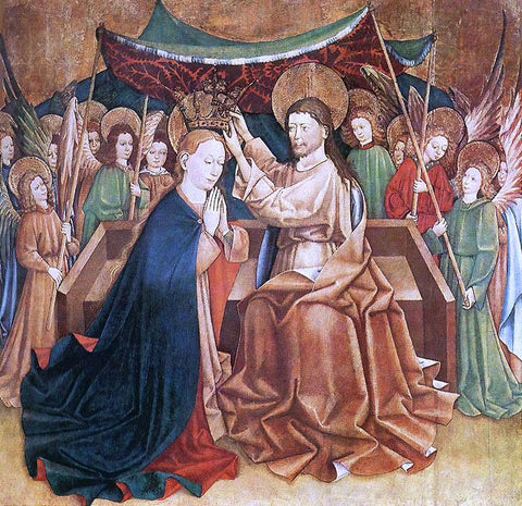  Unknown Coronation of Mary - Hand Painted Oil Painting