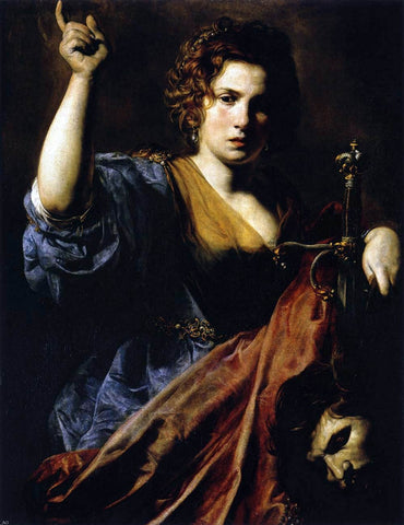  Valentin De boulogne Judith - Hand Painted Oil Painting