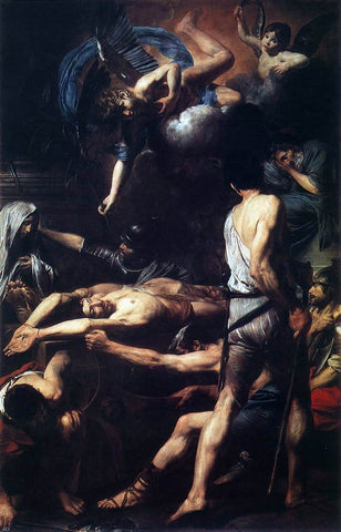  Valentin De boulogne Martyrdom of St Processus and St Martinian - Hand Painted Oil Painting