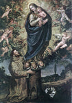  Vicente Carducho Vision of St Francis of Assisi - Hand Painted Oil Painting