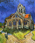  Vincent Van Gogh A Church at Auvers (also known as The Church at Auvers) - Hand Painted Oil Painting