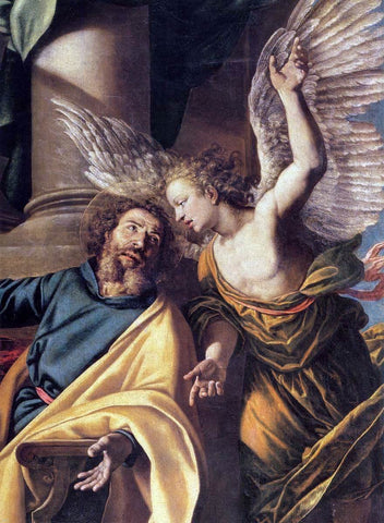 Vincenzo Campi St Matthew and the Angel (detail) - Hand Painted Oil Painting