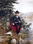  Alvan Fisher The Hunter, A Self Portrait - Hand Painted Oil Painting