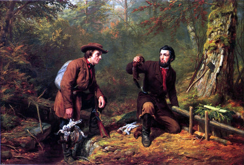  Arthur Fitzwilliam Tait Mink Trapping in Northern New York - Hand Painted Oil Painting