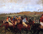  Edgar Degas The Gentlemen's Race: Before the Start - Hand Painted Oil Painting
