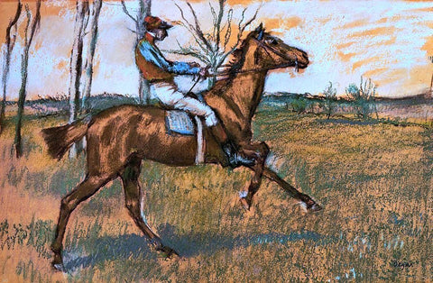  Edgar Degas The Jockey - Hand Painted Oil Painting