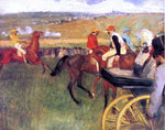  Edgar Degas The Racecourse, Amateur Jockeys - Hand Painted Oil Painting
