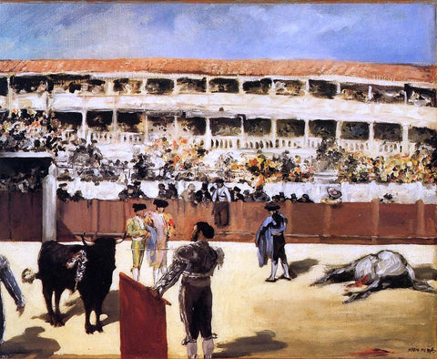  Edouard Manet The Bullfight - Hand Painted Oil Painting