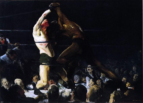  George Wesley Bellows Both Members of This Club - Hand Painted Oil Painting