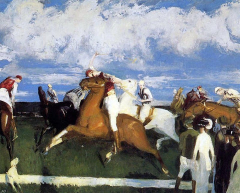  George Wesley Bellows Polo Game - Hand Painted Oil Painting