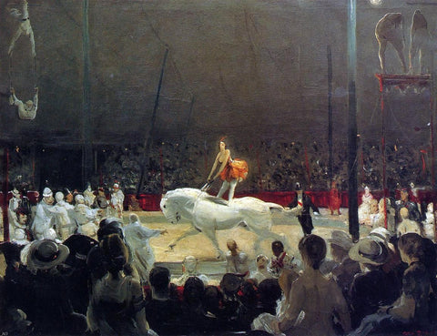  George Wesley Bellows The Circus - Hand Painted Oil Painting