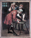  Giuseppe Maria Crespi Dice Players - Hand Painted Oil Painting