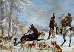  Gustave Courbet The Hallali of the Stag - Hand Painted Oil Painting