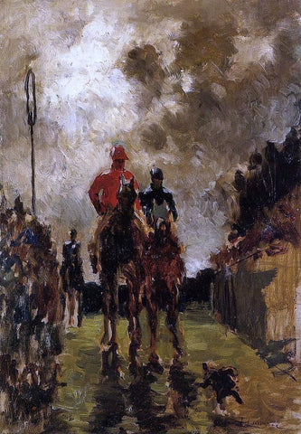  Henri De Toulouse-Lautrec Jockeys - Hand Painted Oil Painting