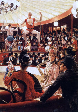  James Tissot The Sporting Ladies (also known as The Amateur Circus) - Hand Painted Oil Painting
