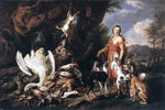  Jan Fyt Diana with Her Hunting Dogs Beside Kill - Hand Painted Oil Painting
