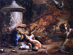  Jan Weenix Still-Life with a Peacock and a Dog - Hand Painted Oil Painting