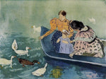  Mary Cassatt Feeding the Ducks - Hand Painted Oil Painting
