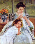  Mary Cassatt Young Mother Sewing - Hand Painted Oil Painting