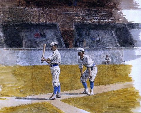 Thomas Eakins Baseball Players Practicing - Hand Painted Oil Painting