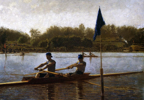  Thomas Eakins The Biglin Brothers Turning the Stake Boat - Hand Painted Oil Painting