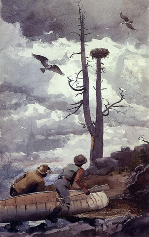 Winslow Homer Osprey's Nest - Hand Painted Oil Painting