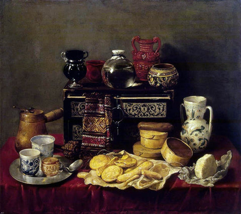  Antonio De Pereda Still-Life with an Ebony Chest - Hand Painted Oil Painting