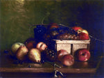  Charles Ethan Porter Still LIfe with Fruit and Basket - Hand Painted Oil Painting